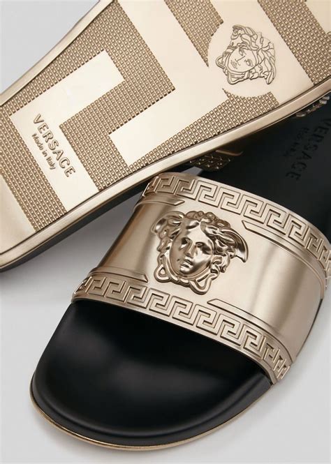 cheap mens versace slides|men's designer slide sale.